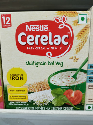 NESTLE CERELAC MULTIGRAIN DAL VEG 300 GM