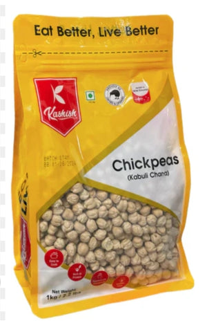 KASHISH CHICKPEAS(KABULI CHANA) 1KG
