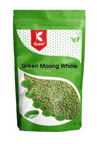 KASHISH GREEN MOONG WHOLE 1KG