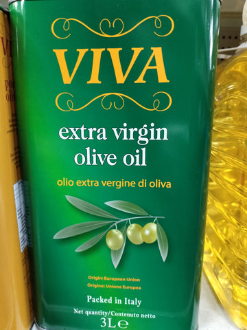 VIVA EXTRA VIRGIN OLIVE OIL 3 LIT