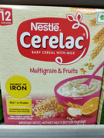 NESTLE CERELAC MULTIGRAIN & FRUITS 300GM