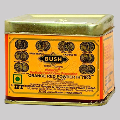 BUSH RED ORANGE COLOUR 100G