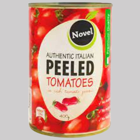 NOVEL WHOLE PEELD TOMATO 400GM