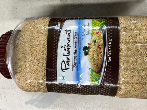 PARLIAMENT BROWN BASMATI RICE 5KG