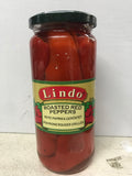 LINDO ROASTED RED PEPPERS 460gm